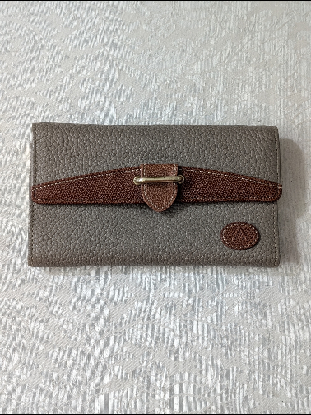 Leather trifold wallet, Liz Claiborne